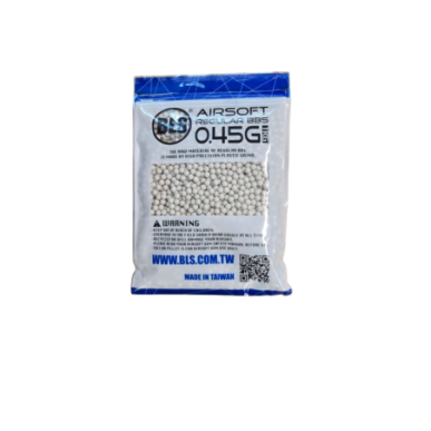 BLS - Billes Biodégradables 0.45g  sac de 1Kg - Blanche