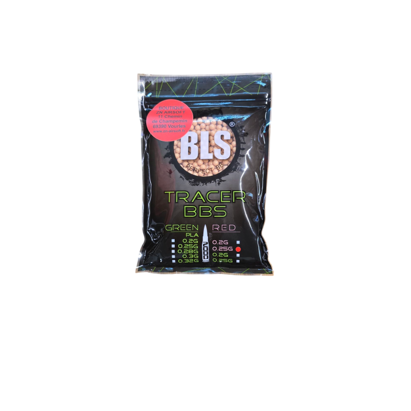 BLS - Billes Traçantes 0.25g Sac de 2000 Billes - Rouge BLS - Billes Traçantes 0.25g Sac de 2000 Billes - Rouge