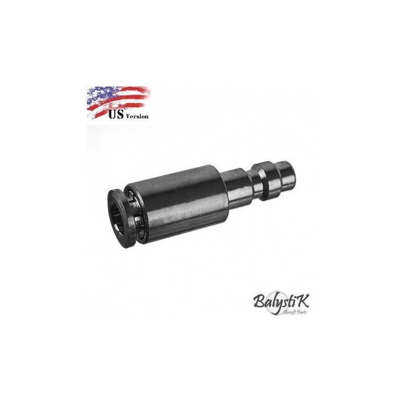 BALYSTIK - coupleur male avec entrée tuyau 6mm (version US) BALYSTIK - coupleur male avec entrée tuyau 6mm (version US)