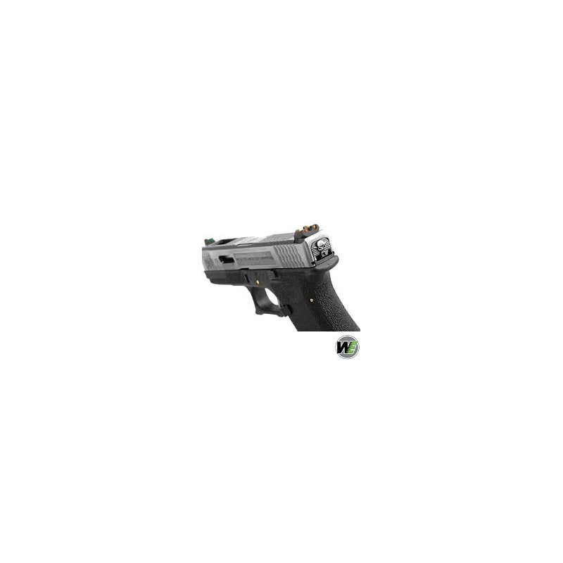 WE - G-Force 19 SV Argent Barrel Métal Version GBB