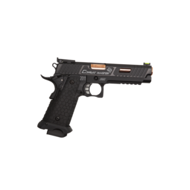 ASG - Pistolet GBB STI Combat Master Co2 - Noir et Cuivre