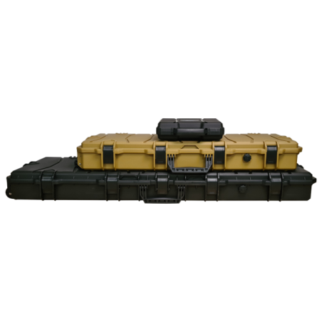 ASG - Mallette de transport étanche IP67 pour réplique longue 100x35x15 cm - tan