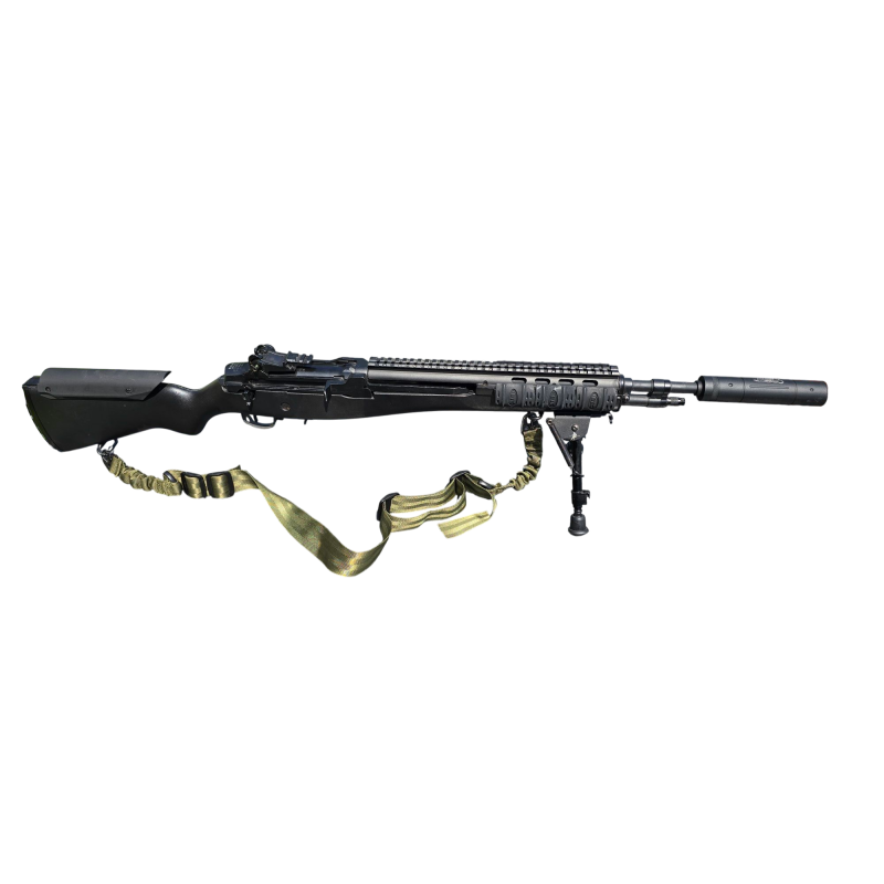 Occasion de la boutique - Réplique AEG Classic Army M14 Scout, bipied + silencieux - Noir