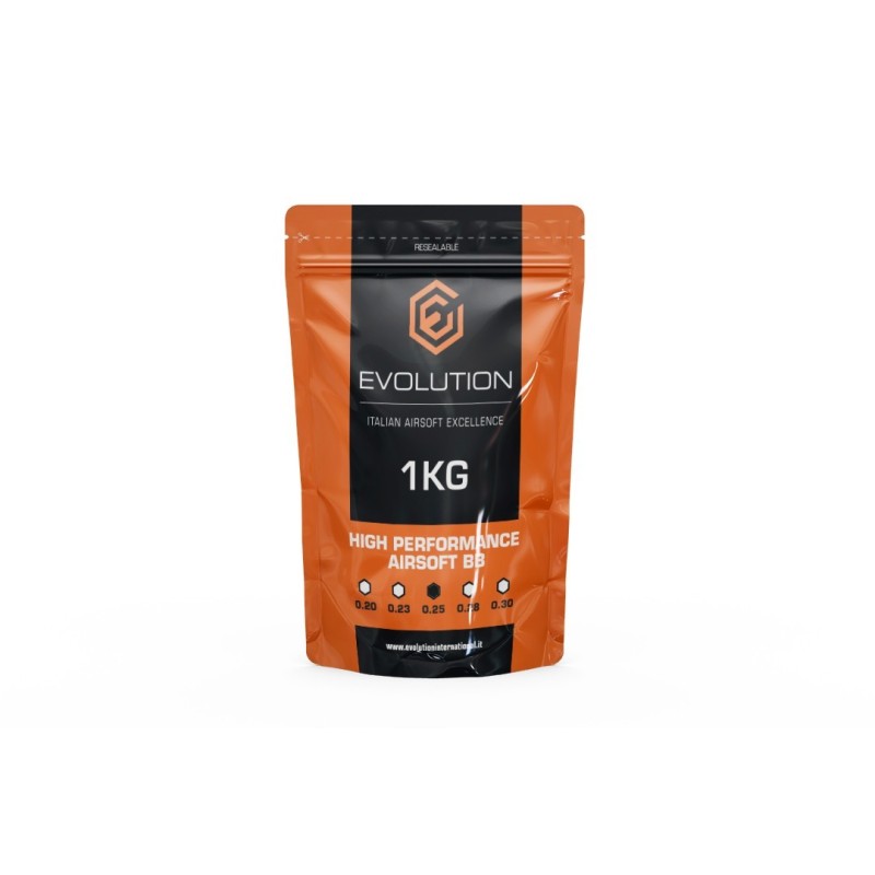 Evolution International - Billes 0.25g High Performance 1Kg - Blanche