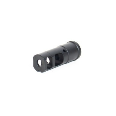 Evolution International - Cache Flamme en acier CNC Tactical 14mm CCW - Noir
