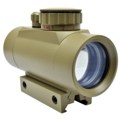 JS-TACTICAL - Viseur point rouge lentille 40mm - Tan