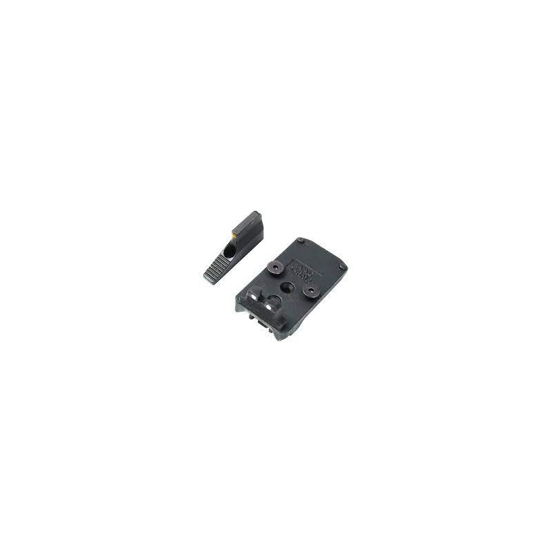 Action Army - Montage RMR et front sight acier pour AAP-01