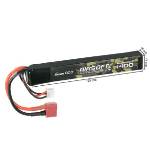 GENS - Batterie Lipo 7.4V 1400mAh 25C T-Deans