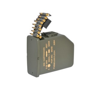 A&K - Chargeur électrique pour M249 6000 billes - OD