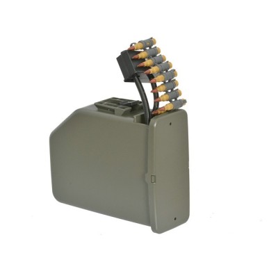 A&K - Chargeur électrique pour M249 6000 billes - OD
