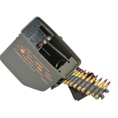A&K - Chargeur électrique pour M249 6000 billes - OD
