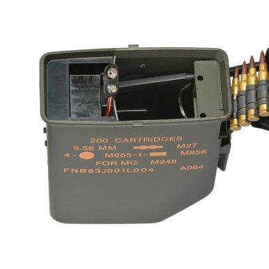 A&K - Chargeur électrique pour M249 6000 billes - OD