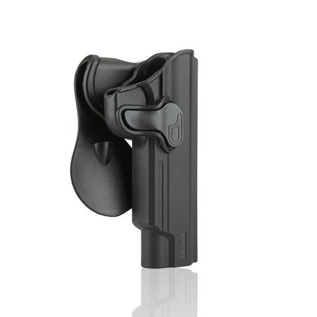 Amomax - Holster Rigide 360° pour 1911 - Noir