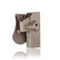Amomax - Holster Rigide 360° pour Glock Tokyo Marui / Umarex / Cybergun - FDE