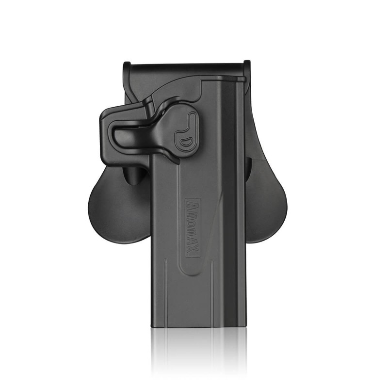 Amomax - Holster Rigide 360° pour Hi-Capa - Noir