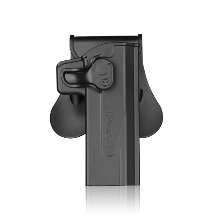 Amomax - Holster Rigide 360° pour Hi-Capa - Noir