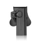 Amomax - Holster Rigide 360° pour Hi-Capa - Noir