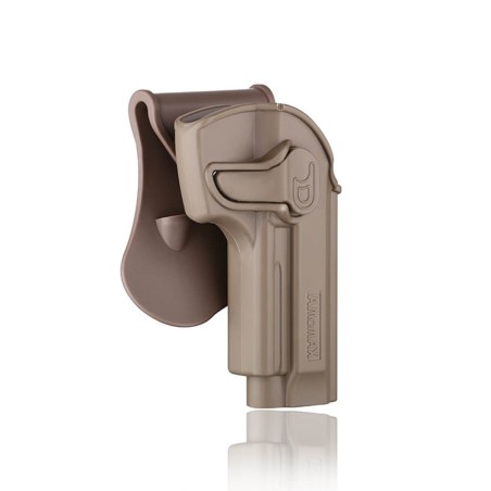 Amomax - Holster Rigide 360° pour 92 / 92FS / M9 - FDE