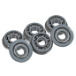 FPS Softair - Bushings à roulement de 8 mm en acier avec roulement ouvert