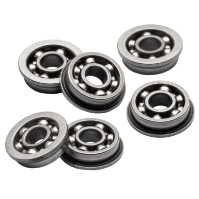FPS Softair - Bushings à roulement de 8 mm en acier avec roulement ouvert prêt pour des contraintes mécaniques extrêmes (B8CA+)