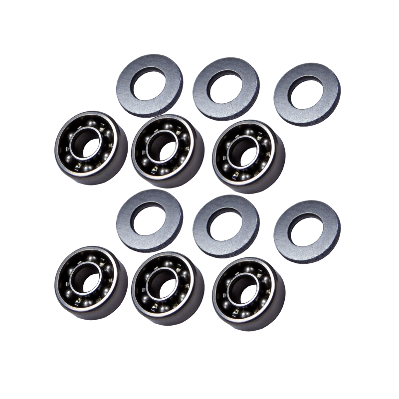 FPS Softair - Bushings à roulement de 8 mm en acier avec roulement ouvert pour A&K MINIMI / M60 / MK43 (B8M60)
