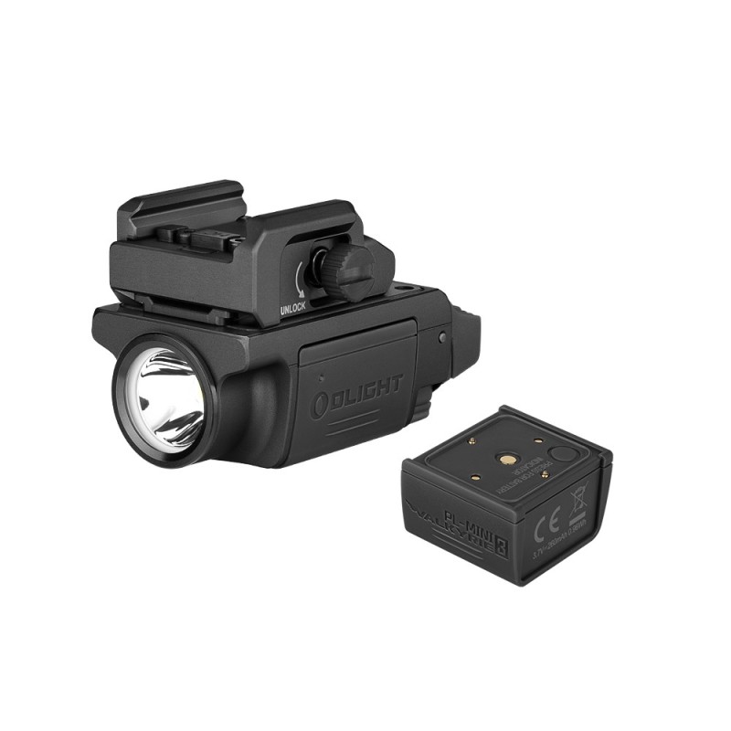 Olight - PL Mini 3 Valkyrie | Lampe tactique avec batterie détachable - Noir Olight - PL Mini 3 Valkyrie | Lampe tactique avec batterie détachable - Noir
