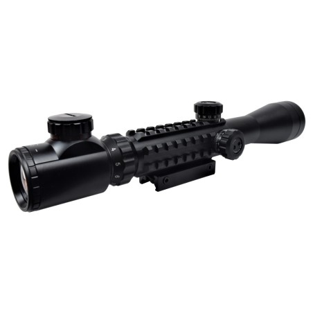 JS-TACTICAL - Lunette Avec Zoom 3X-9X Lentille 40mm ( Js-3-9X40RAIL)
