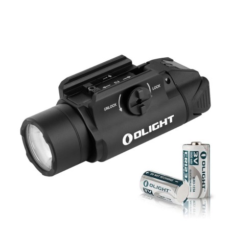 Olight PL-3S Valkyrie – Lampe tactique 1000 lumens noire pour rail Picatinny