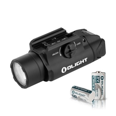 Olight PL-3S Valkyrie – Lampe tactique 1000 lumens noire pour rail Picatinny
