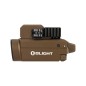 Olight - Lampe tactique compacte Baldr S BL avec laser bleu 800 lumens - Tan Olight - Lampe tactique compacte Baldr S BL avec laser bleu 800 lumens - Tan