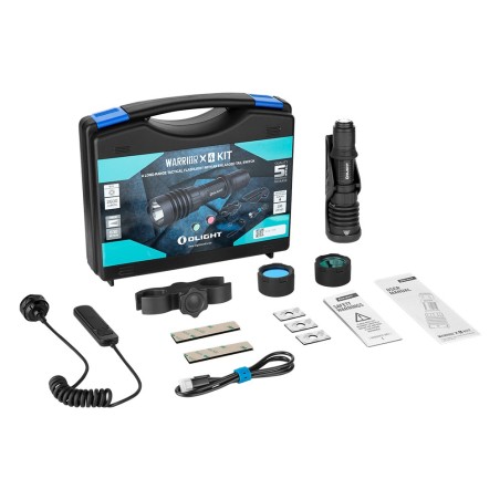 Olight - Lampe tactique WarriorX4 2600  lumens avec Strobe - Noir