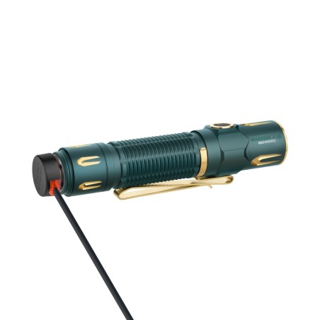 Olight - Warrior 3S - Lampe Tactique Stroboscopique Puissante - Bleu Orage - édition limitée