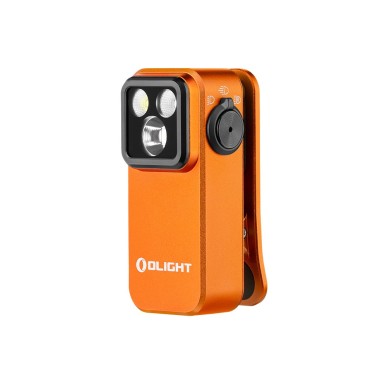 Olight - Oclip Pro | Lampe gilet tactique 500 lm & lumière rouge - Orange