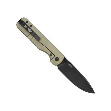 Olight - Duron | couteau pliant compact doté d'une lame Nitro-V - Vert Olive