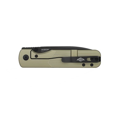 Olight - Duron | couteau pliant compact doté d'une lame Nitro-V - Vert Olive