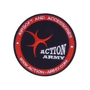 Action Army - Patch Action army Rouge Et Noir