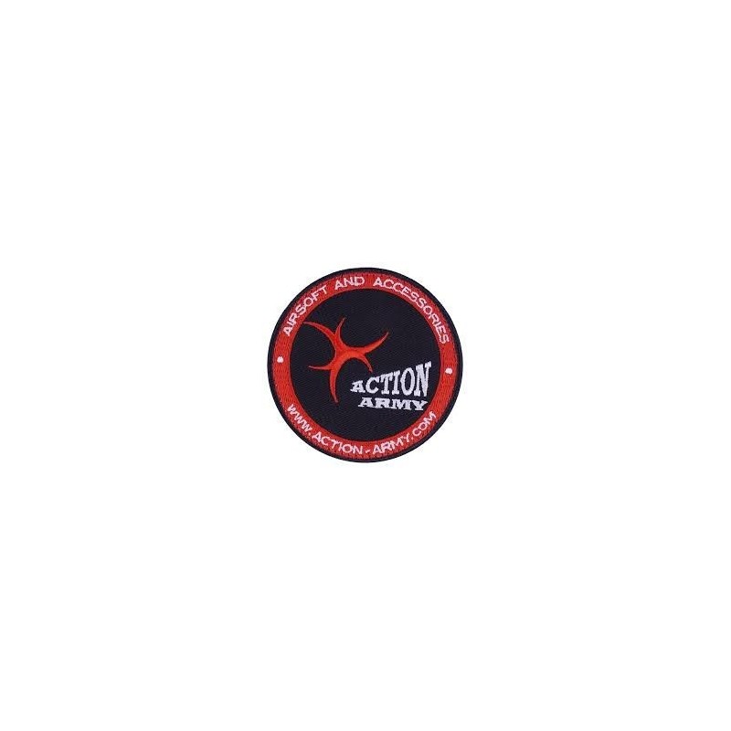 Action Army - Patch Action army Rouge Et Noir