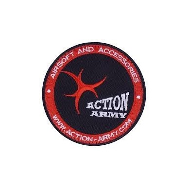 Action Army - Patch Action army Rouge Et Noir