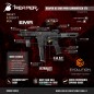 Evolution International - Réplique AEG Reaper XS EMR PDW Carbontech ETS II - Noir Evolution International - Réplique AEG Reaper XS EMR PDW Carbontech ETS II - Noir