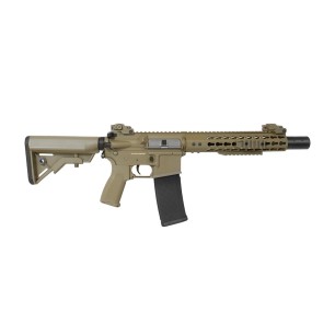 Evolution International - Réplique AEG Recon Superlite 10” Silent Ops Carbontech - Tan