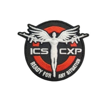 ICS - Patch - Noir Et Rouge