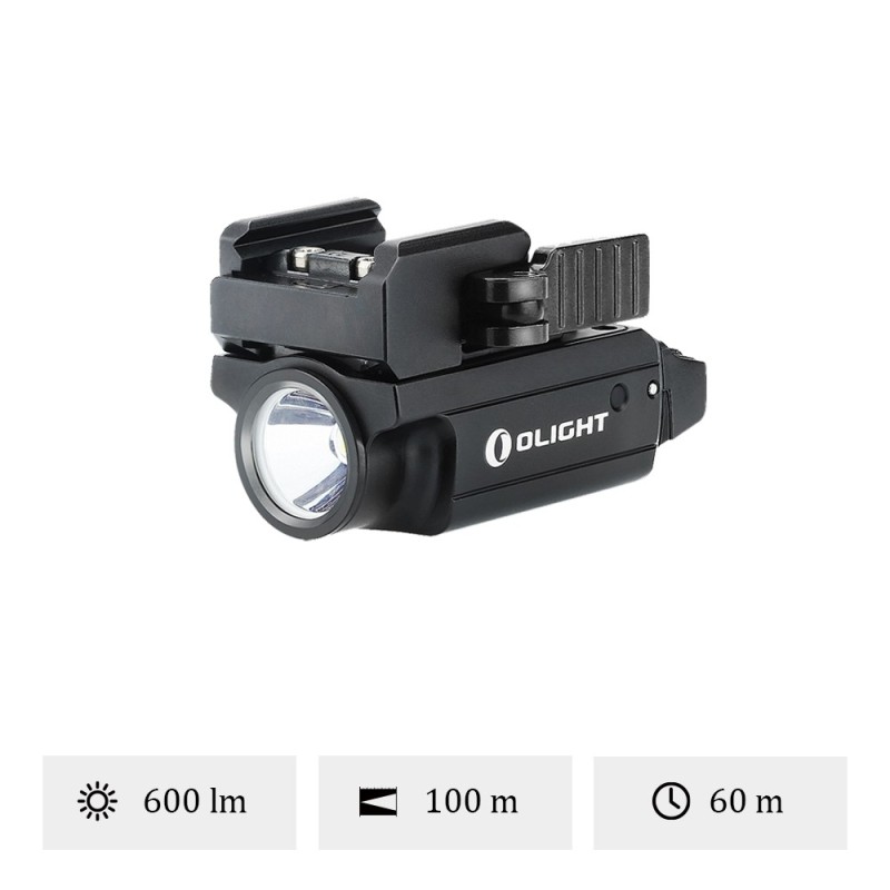 Olight - PL Mini 2 Valkyrie | Lampe tactique rechargeable - Noir