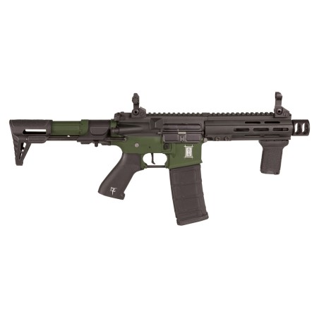 Saigo Defense - Réplique fusil d'assaut AEG M4 Bushido Rei OD Combo - Noir et Vert OD