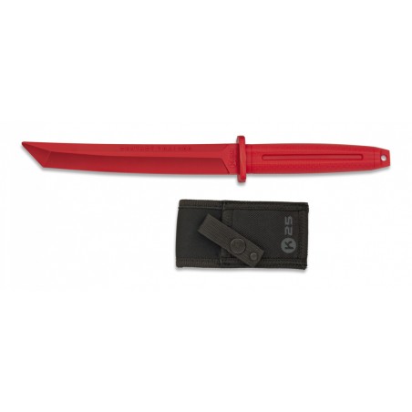 K25 - Couteau D'entraînement De Type Tanto - Rouge