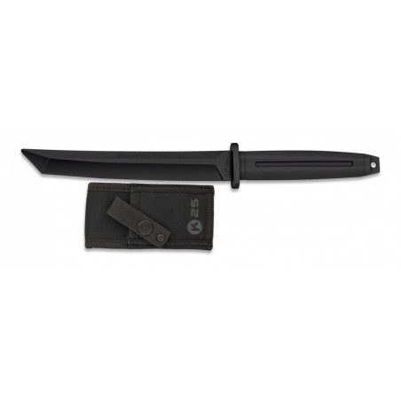 K25 -  Couteau D'entraînement De Type Tanto - Noir