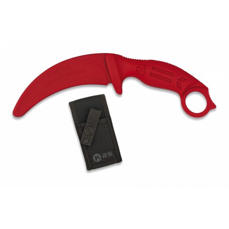 K25 - Couteau D'entraînement De Type Karambit - Rouge