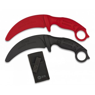 K25 - Couteau D'entraînement De Type Karambit - Noir