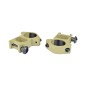 Js Tactical - Anneaux de montage haut 30mm TAN pour rails picatinny