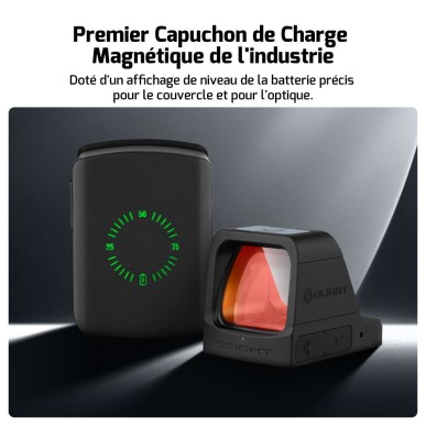 Olight - Osight | Optique RMR 3 MOA avec capuchon de chargement magnétique - Point rouge / Noir