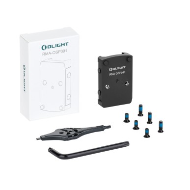 Olight - Adaptateur Osight Pour Rail Picatinny - Noir